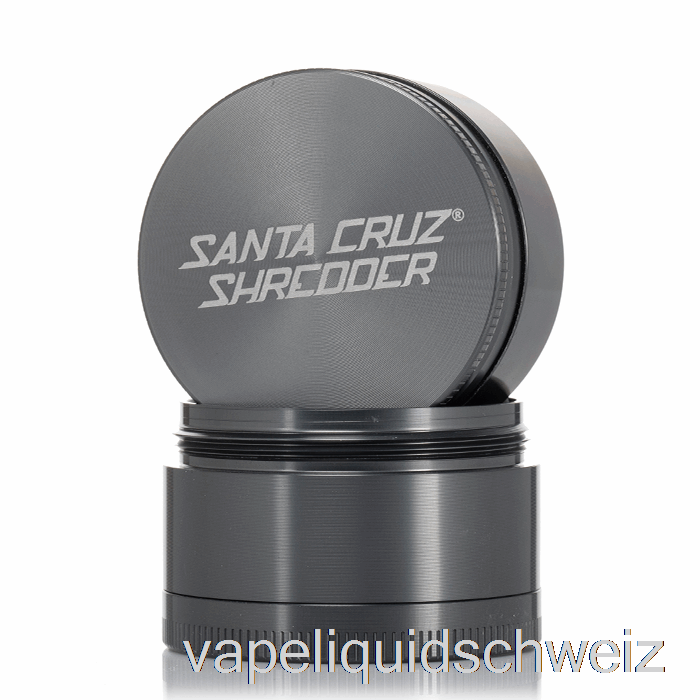 Santa Cruz Shredder 2,2 Zoll Medium 4-teiliger Grinder Grau (53 Mm) Vape Ohne Nikotin